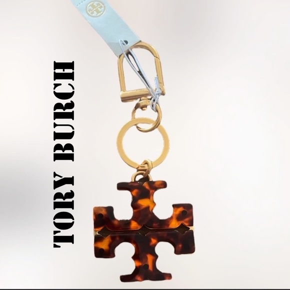 Tory Burch Jewelry - 🖤TORY BURCH STACKED LOGO BAG CHARM NWT